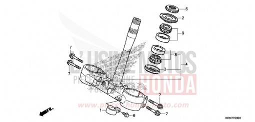 STEERING STEM CRF250RG de 2016